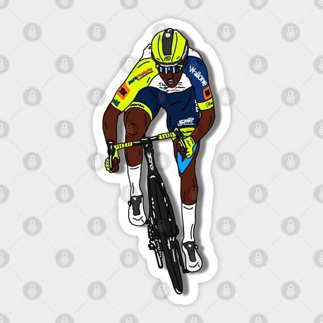 Biniam Girmay Champion Gent-Wevelgem in Flanders Fields Sticker by p3p3ncil